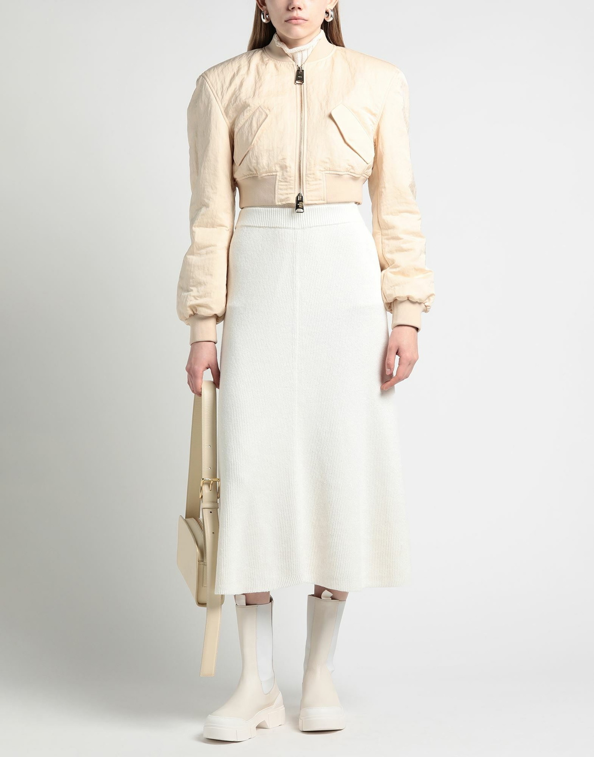 Khaite Womens Jacket Ivory