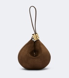 Amanu Zambia suede top-handle bag