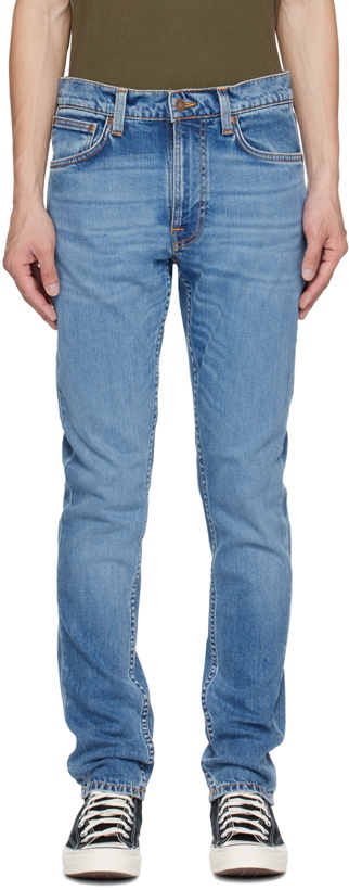 Photo: Nudie Jeans Blue Lean Dean Jeans