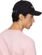 Balmain Black Cotton Balmain Cap