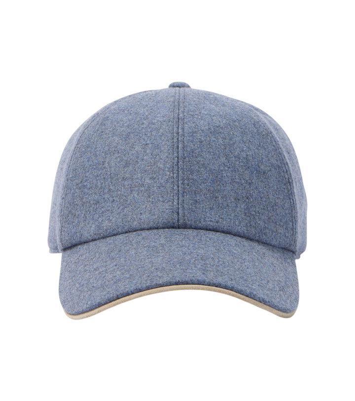 Photo: Eleventy Wool, silk, and cashmere baseball cap