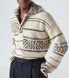 Bottega Veneta Striped wool polo sweater