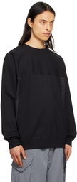 Y-3 Black Paneled Sweatshirt