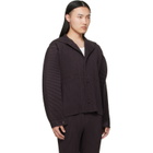 HOMME PLISSÉ ISSEY MIYAKE Brown Linen Like Jacket