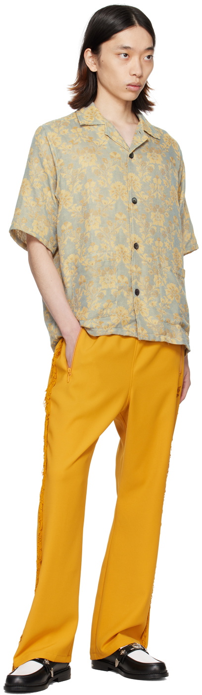 パンツ Needles Track Pants / Yellow NEEDLES Yellow Fringe Track Pants Needles
