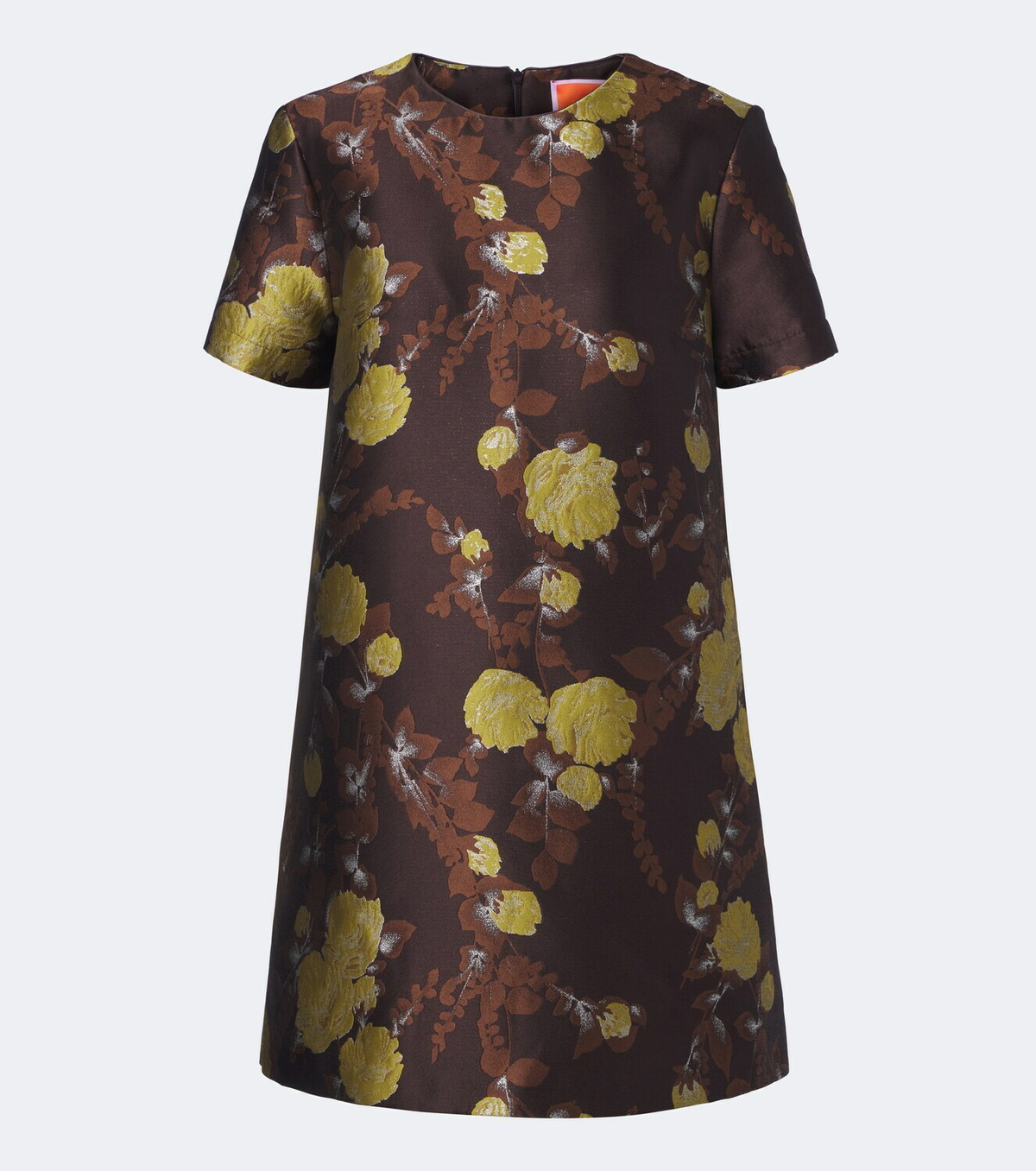 La DoubleJ Devon floral jacquard minidress