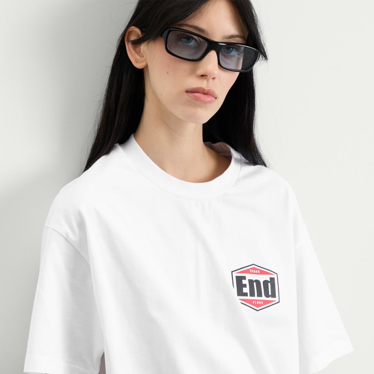 END. Sparks T-Shirt in White