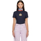 Acne Studios Navy Crest Logo T-shirt