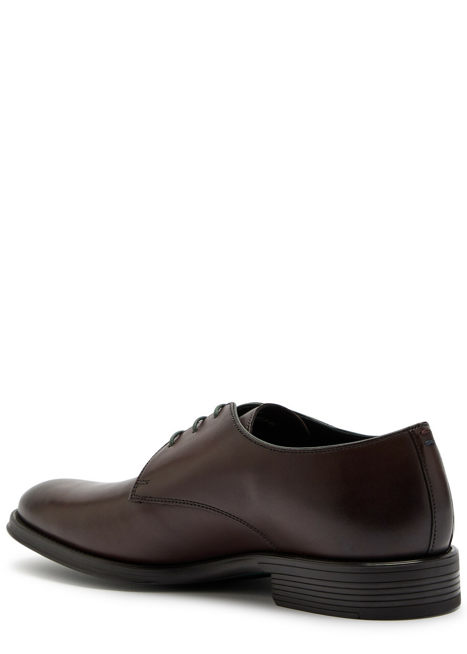 Paul Smith George Leather Derby Shoes Brown