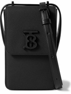 Burberry - Full-Grain Leather Phone Pouch
