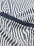 Outerknown - Sojourn Striped Organic Pima Cotton-Jersey Polo Shirt - Blue