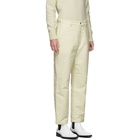 AMI Alexandre Mattiussi Off-White Worker Straight-Fit Trousers