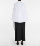 The Row - Aleida cotton cape shirt