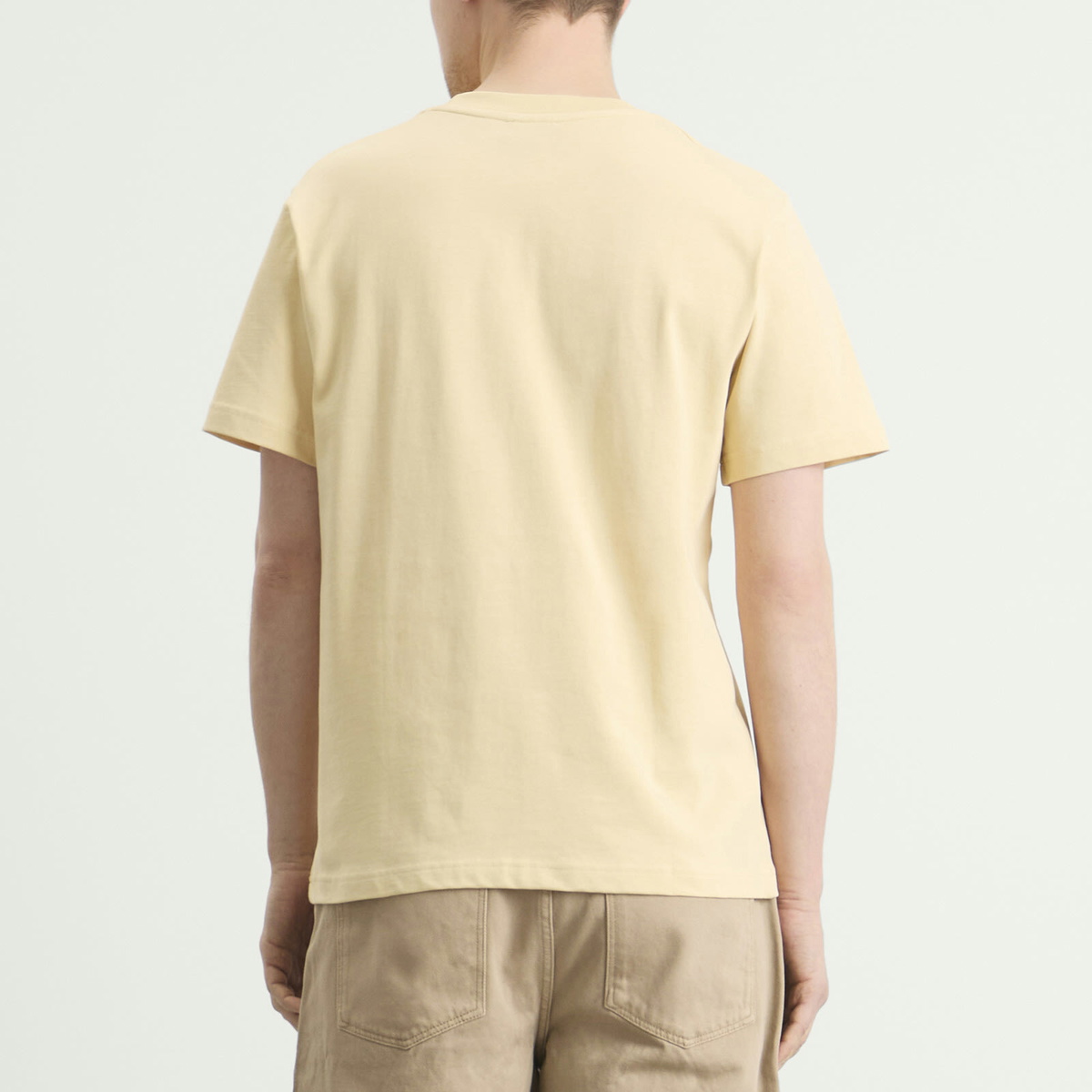 A.P.C. Men's VPC Logo T-Shirt in Yelow