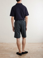 Paul Smith - Checked Wool-Blend Seersucker Shorts - Gray