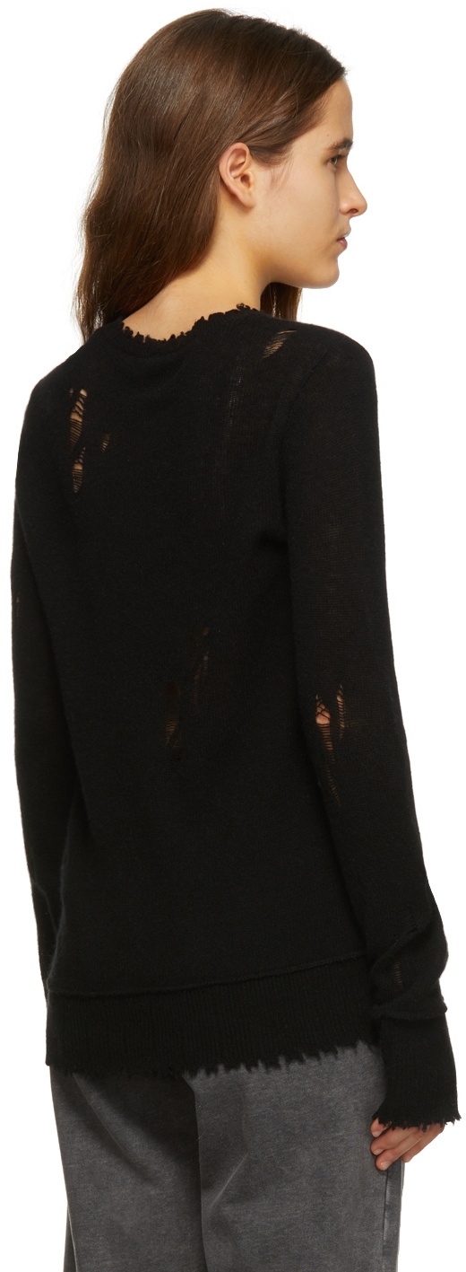 Distressed cashmere outlet sweater