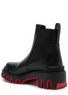 Christian Louboutin Marchacroche Dune Leather Chelsea Boots Black