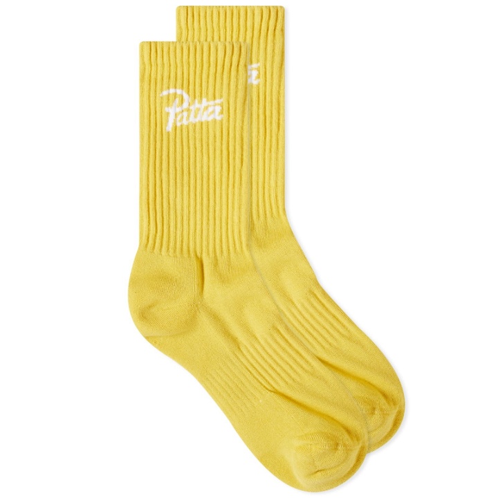 Photo: Patta Men's Basic Sport Socks in Gold