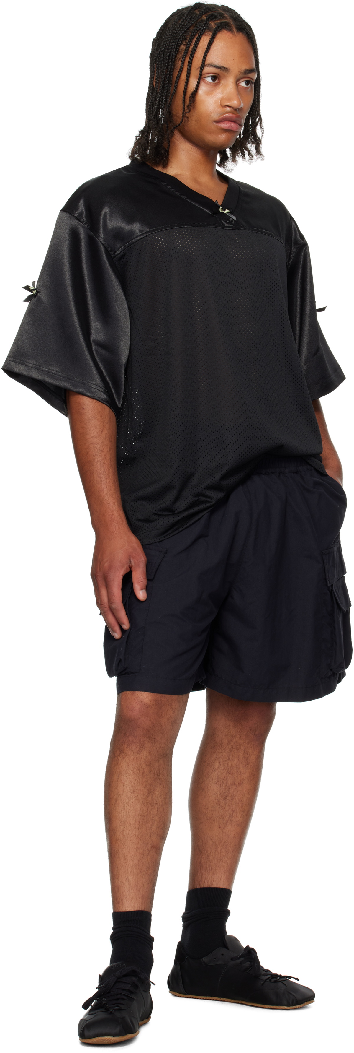 ABRA SSENSE Exclusive Black Basketball T-shirt
