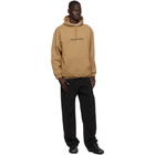 Balenciaga Tan Symbolic Logo Hoodie