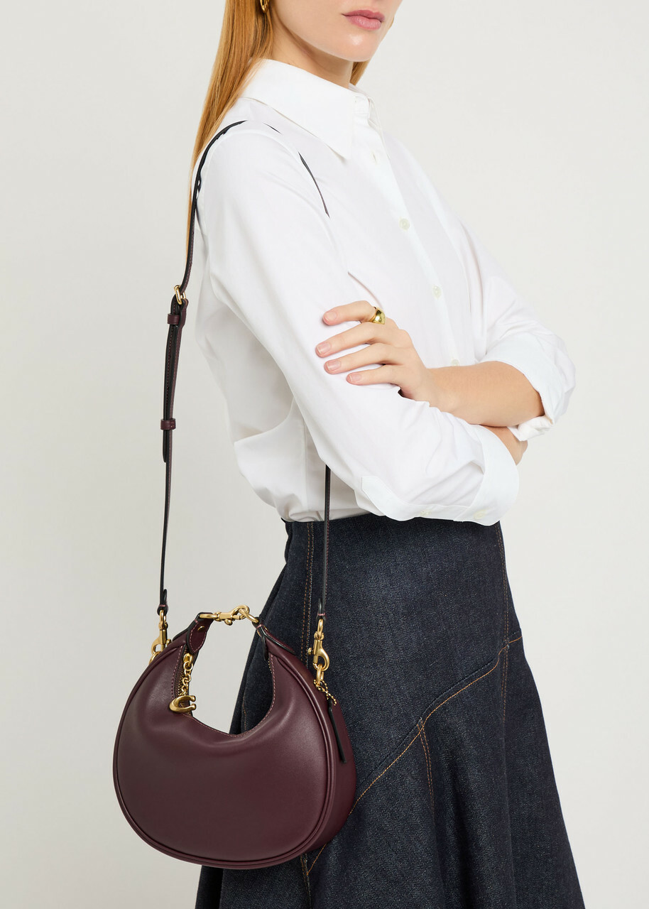 Coach Jonie Leather Shoulder bag - Purple - One Size