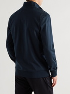 Hugo Boss - Sidney Cotton-Blend Jersey Half-Zip Sweatshirt - Blue