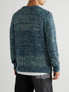 Anonymous ism - Slubbed Knitted Sweater - Blue