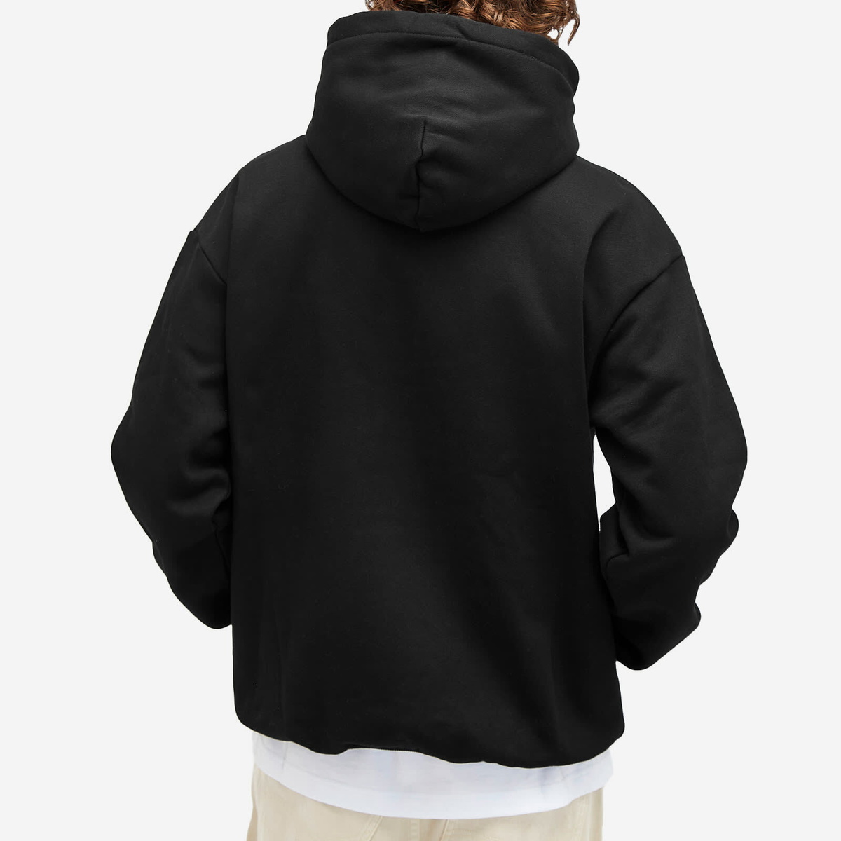 Lo-Fi Men's Paint Logo Hoodie in Black