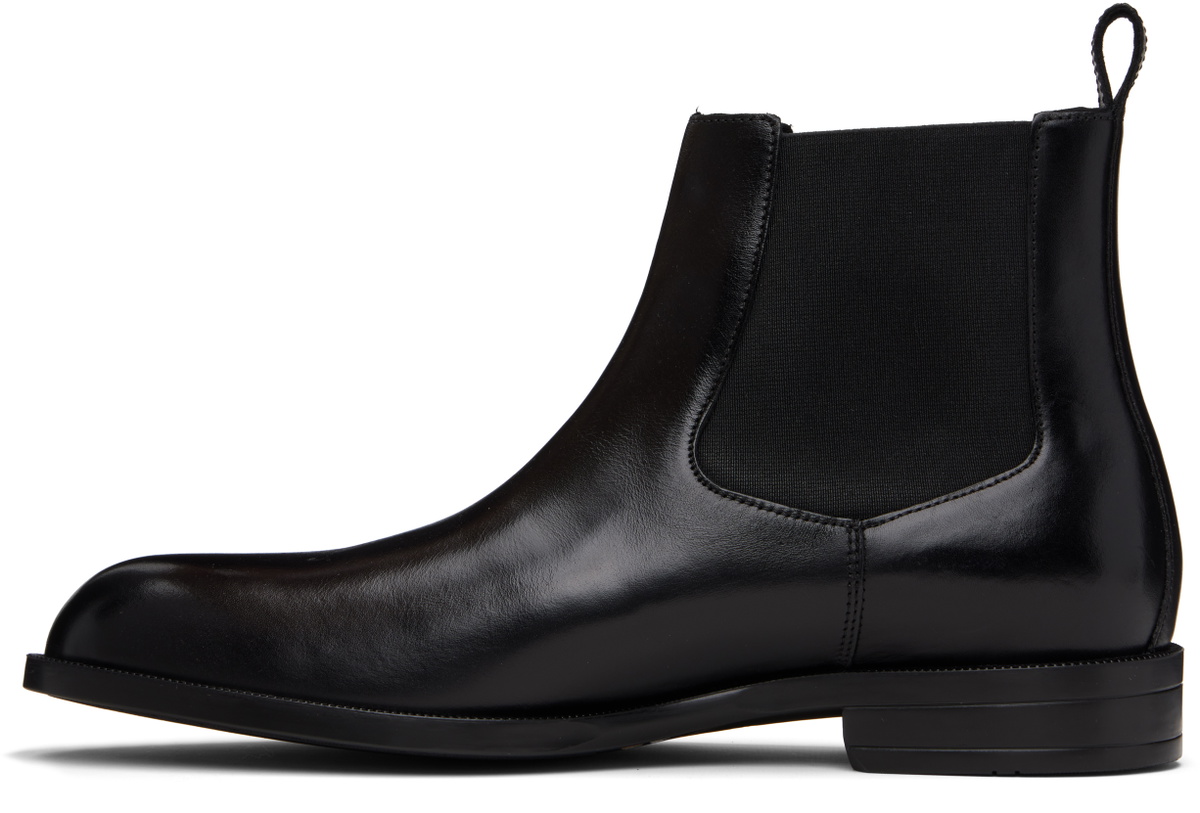 BOSS Black Leather Chelsea Boots