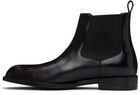 BOSS Black Leather Chelsea Boots