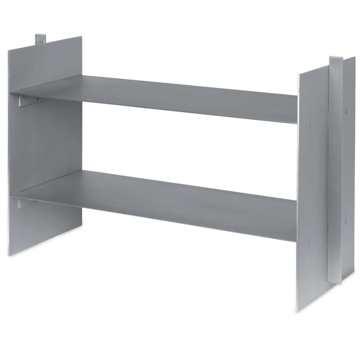 Photo: ferm LIVING Lager Low Rack in Aluminium 