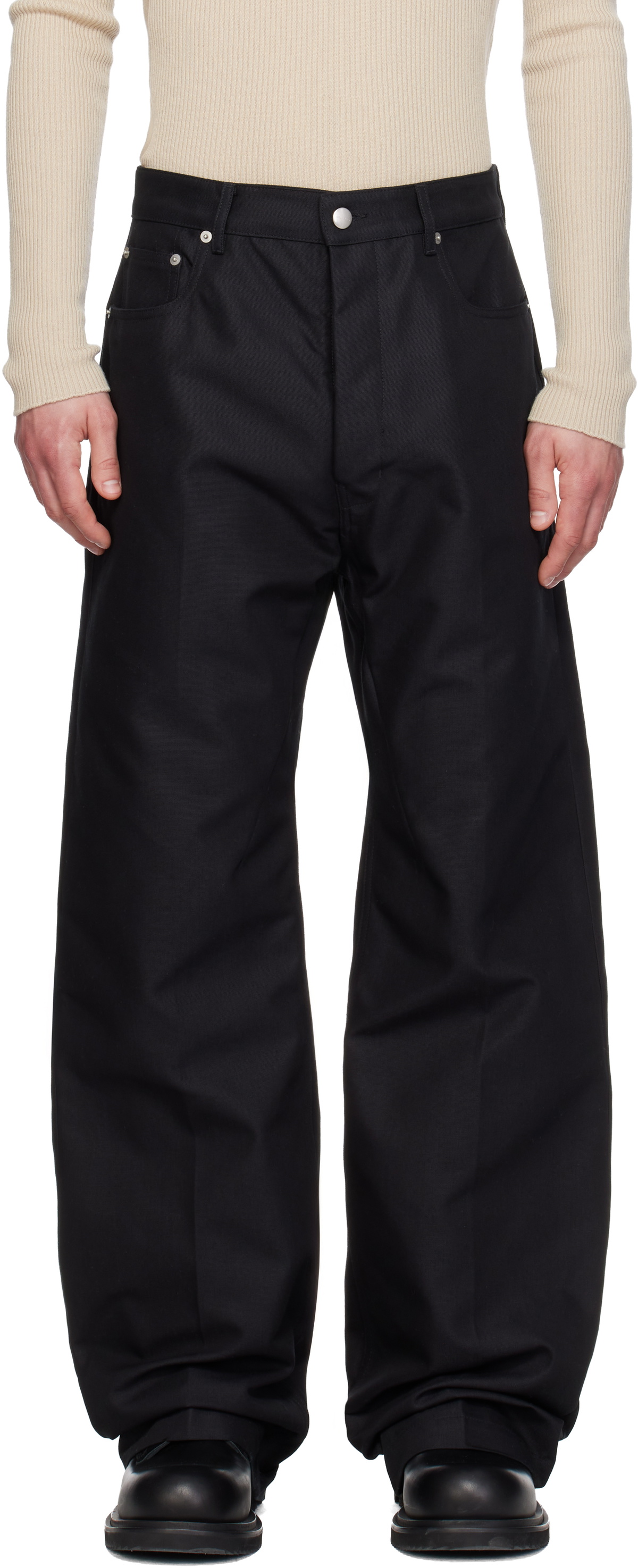 Rick Owens Black Dirt Cooper Jeans Rick Owens