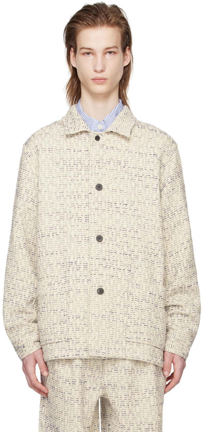 DOCUMENT Off-White Button Jacket
