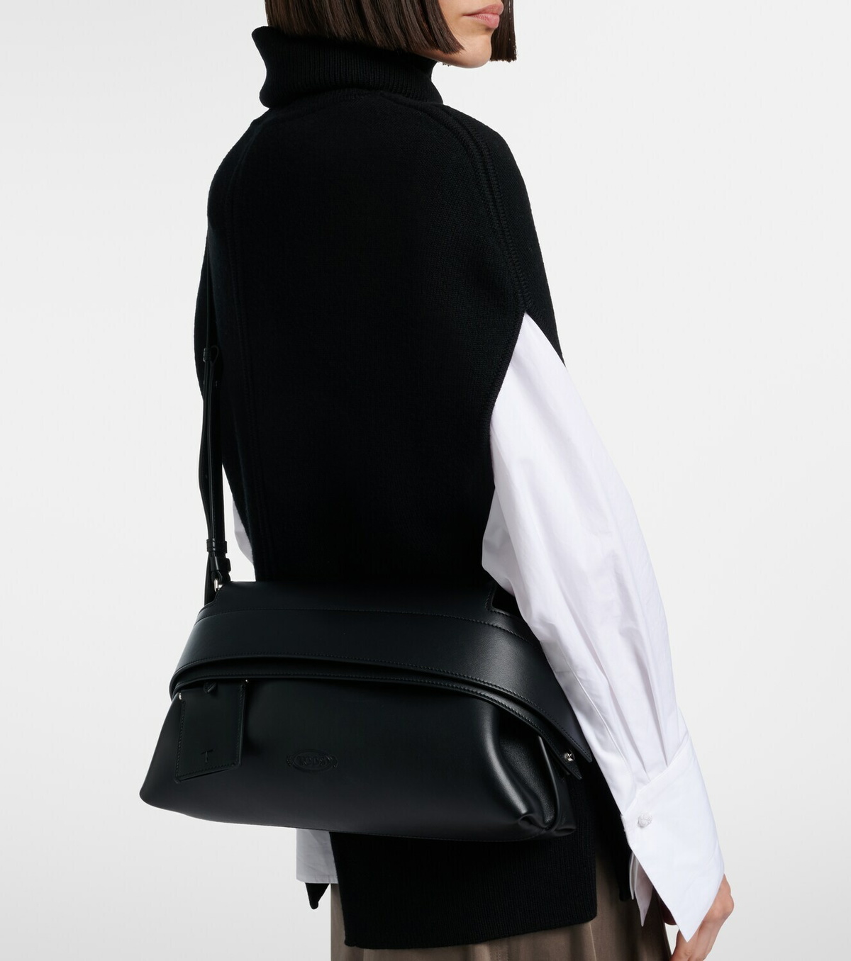 Tod's Wave Mini leather clutch