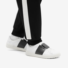 Valentino Men's Open Skate Sneakers in White/Grey
