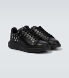 Alexander McQueen - Oversized embellished leather sneakers