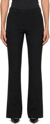 BALMAIN Black Tailored Trousers