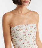 Magda Butrym Floral ruched gown