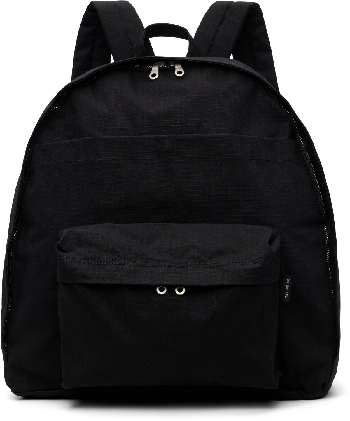 NO/FAITH STUDIOS Black Denim Multipocket Bag