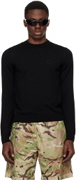 1017 ALYX 9SM Black Embroidered Sweater