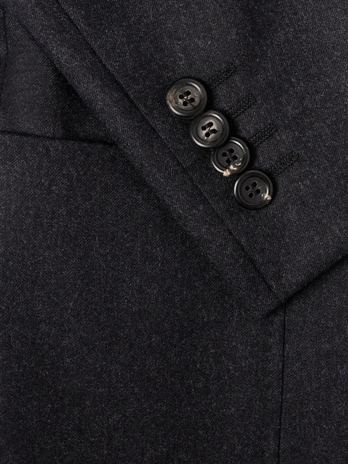 Canali - Kei Double-Breasted Wool Blazer - Gray