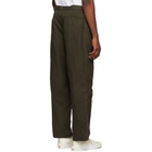 Comme des Garcons Homme Khaki Mix Trousers