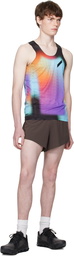 Soar Running Gray & Black Hot Weather Shorts