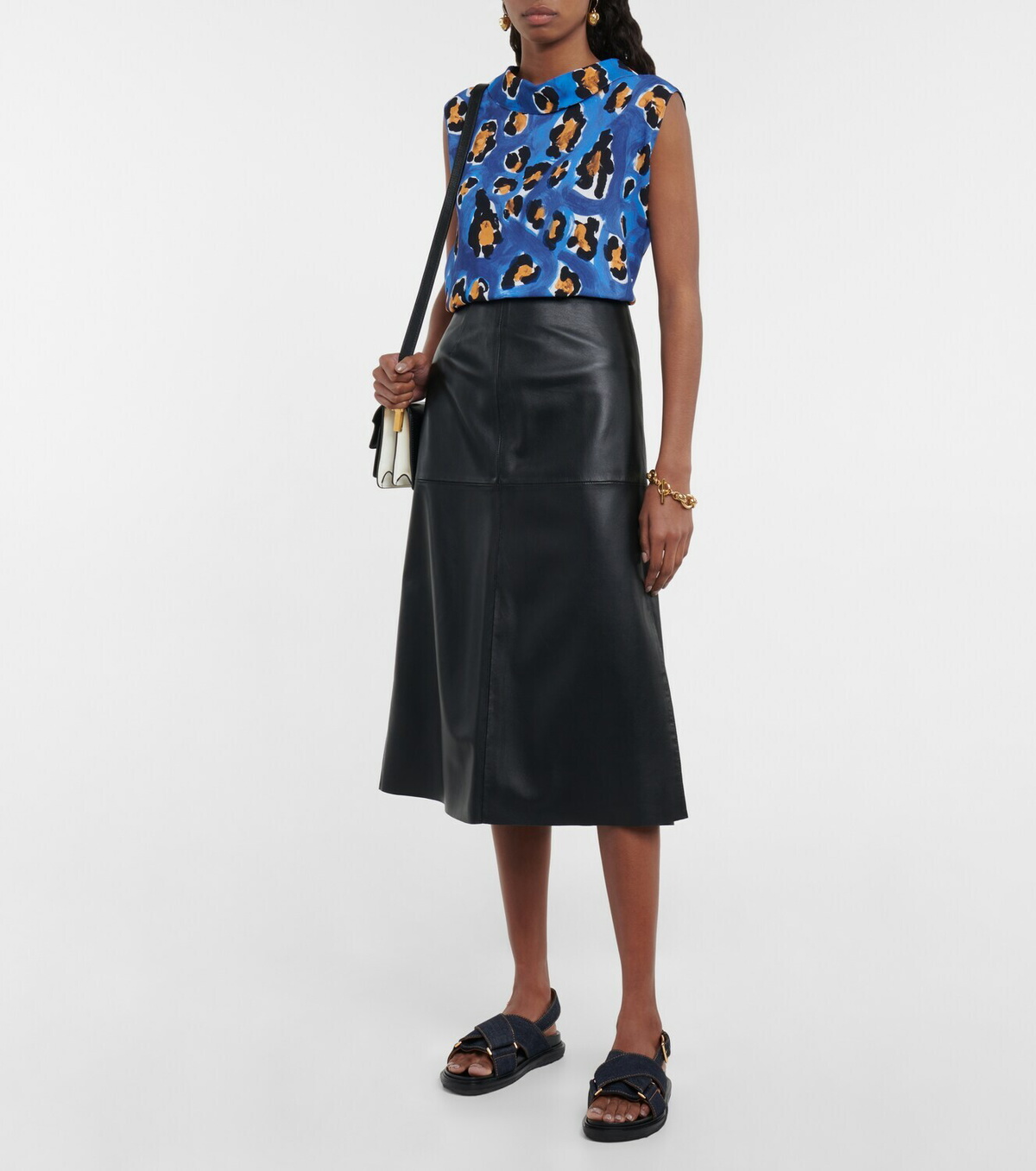 MARNI(マルニ)☆レディース FUSSBETT SANDALS_DENIM Marni - Fussbett denim sandals Marni