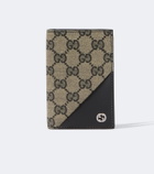 Gucci Interlocking G GG canvas bifold wallet