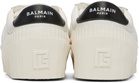 Balmain White Riff Low Sneakers