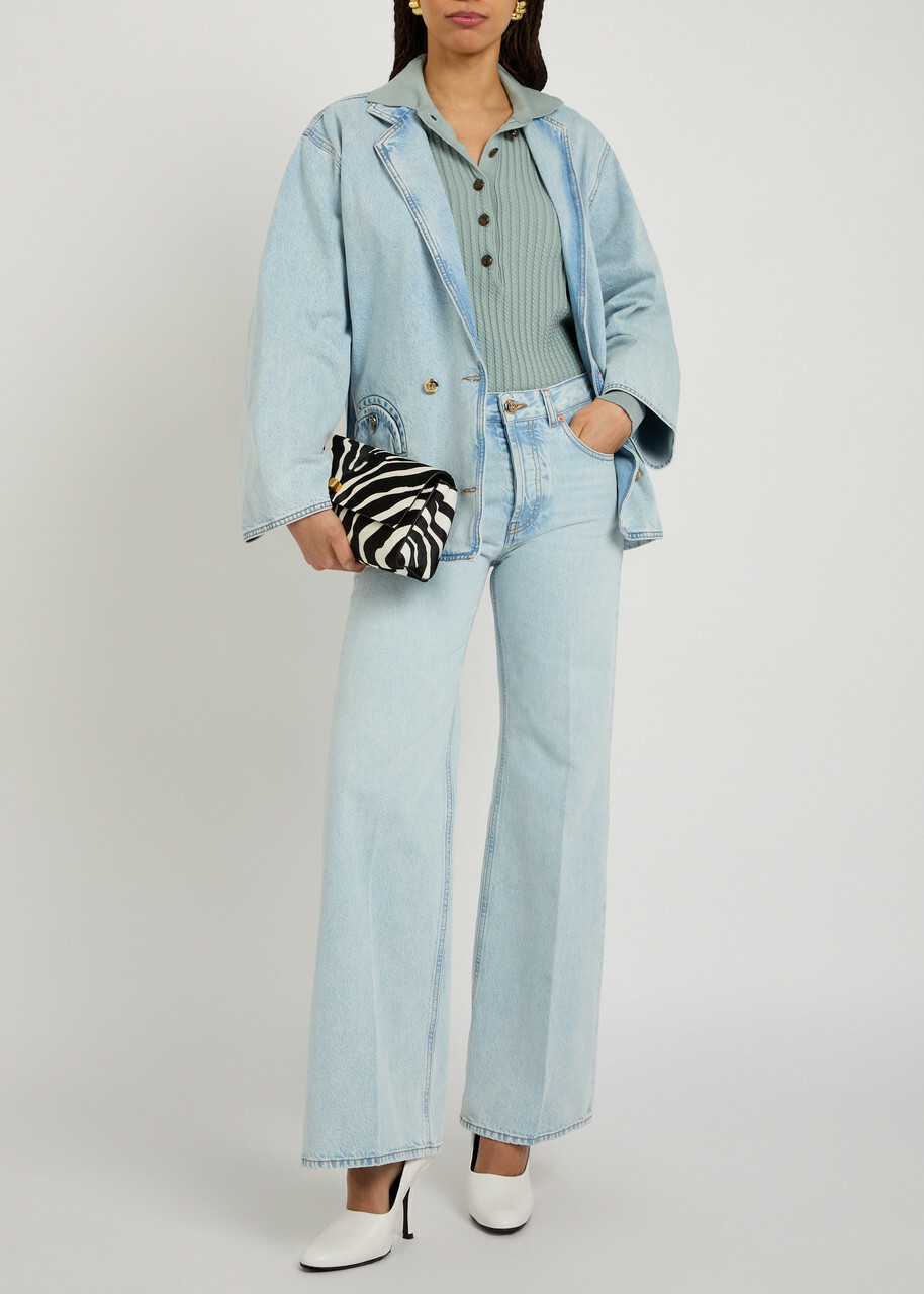 Blaze Milano Maline Flared-leg Jeans Light Blue