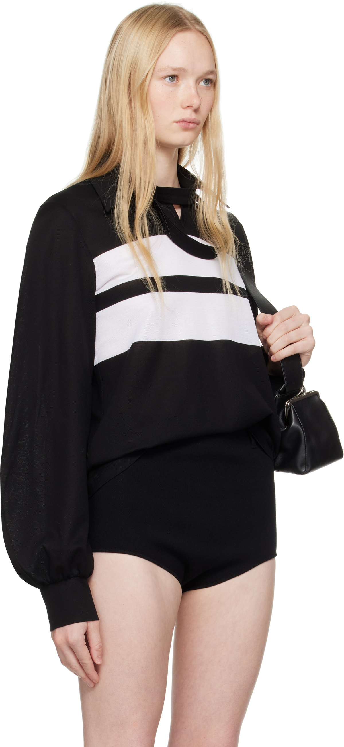 FIDAN NOVRUZOVA Black & White Billie Polo