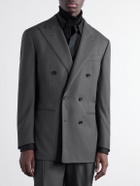 Thom Sweeney - Double-Breasted Wool-Twill Suit Jacket - Gray