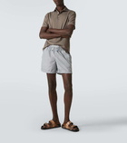Fedeli Zero cotton jersey polo shirt